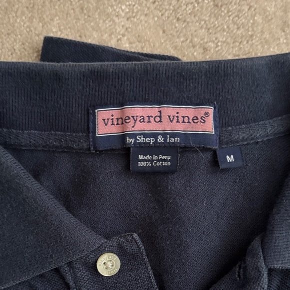 Vineyard Vines Men's Dark Blue Polo - Picture 3 of 4